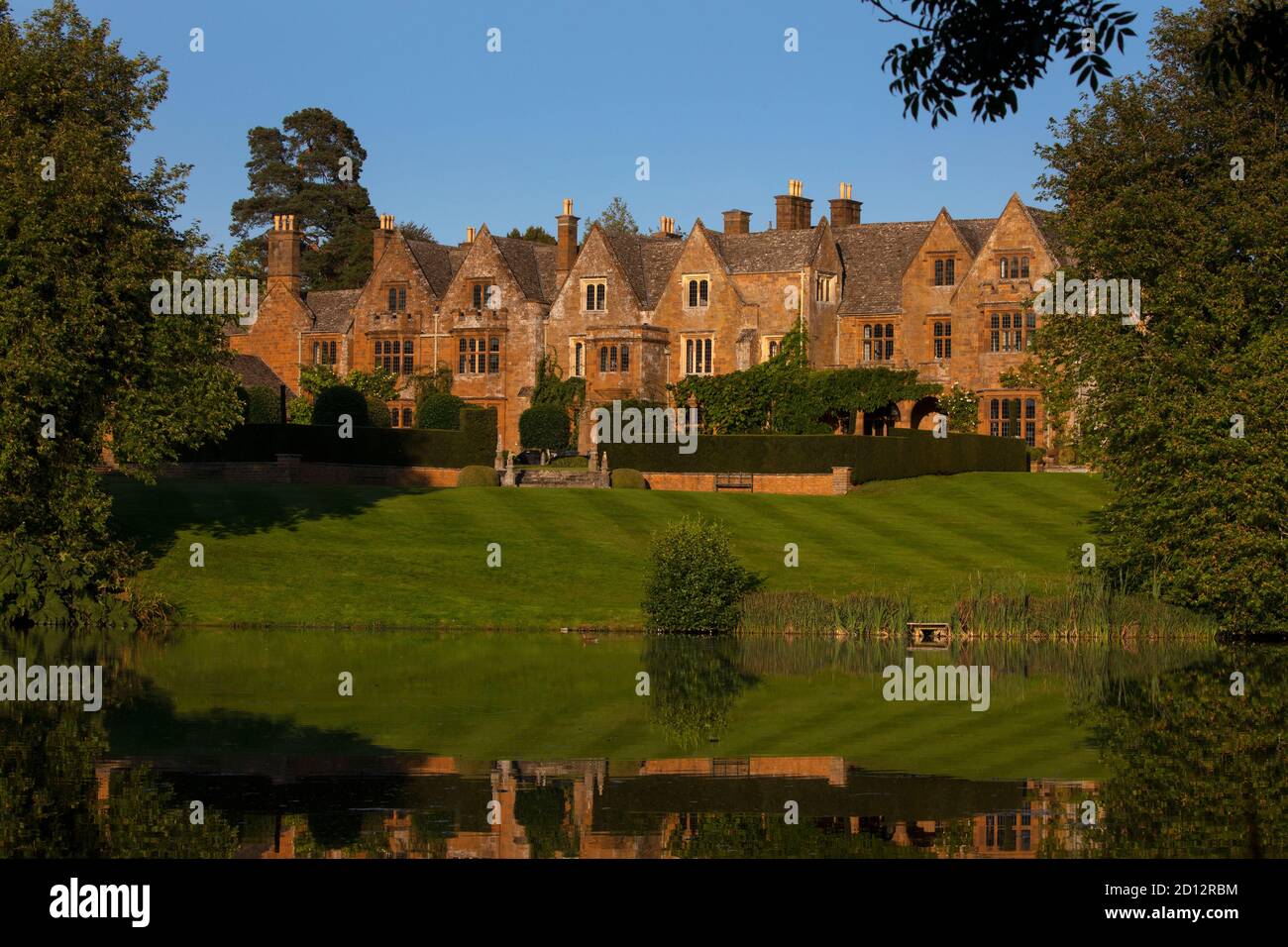 Barton Abbey, Kirchturm Barton, Oxfordshire Stockfoto