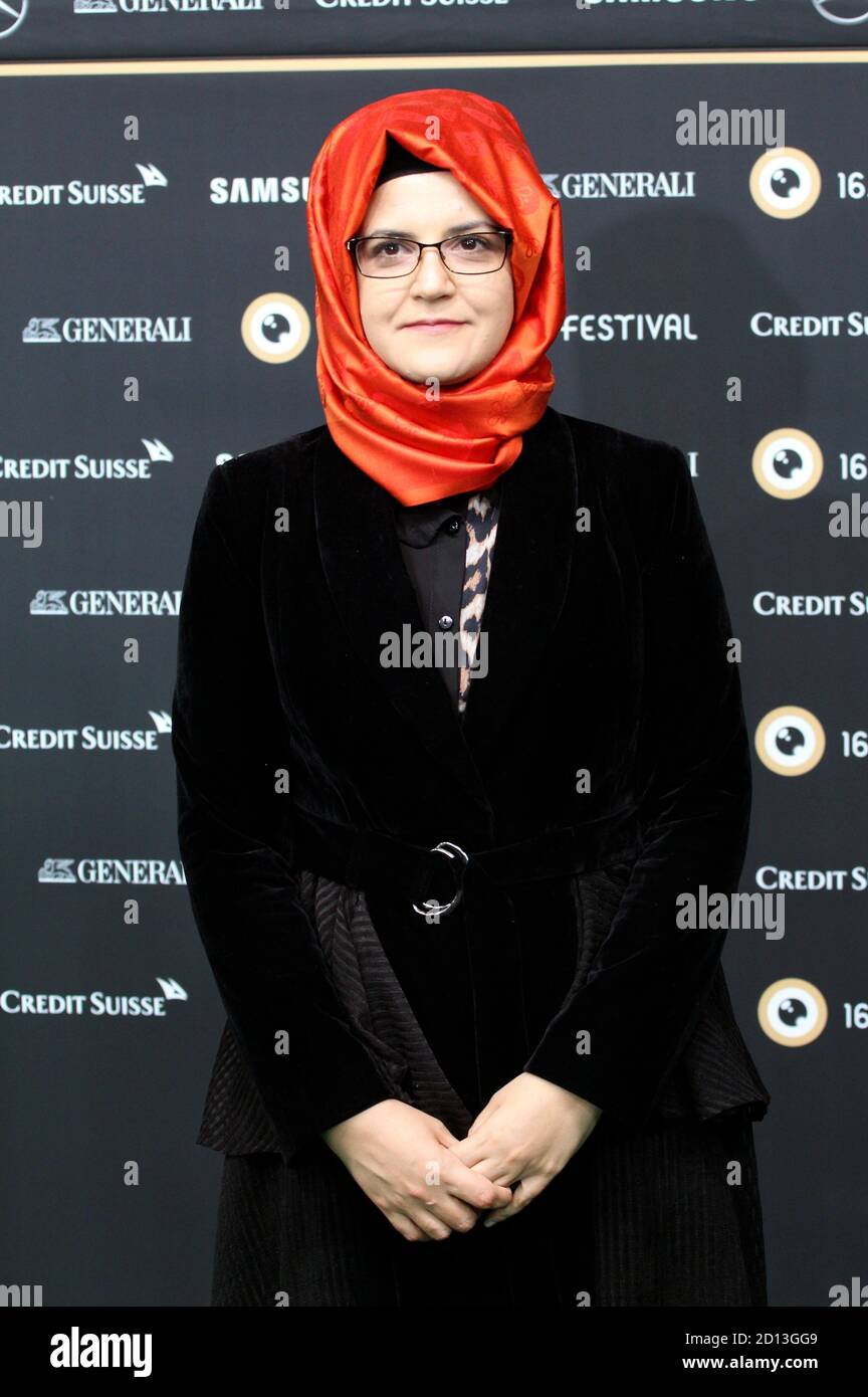 Hatice Cengiz bei der Premiere des Dokumentarfilms 'der Dissident' beim 16. Zürcher Filmfestival 2020 im Kino Kosmos 1. Zürich, 02.10.2020 weltweit im Einsatz Stockfoto