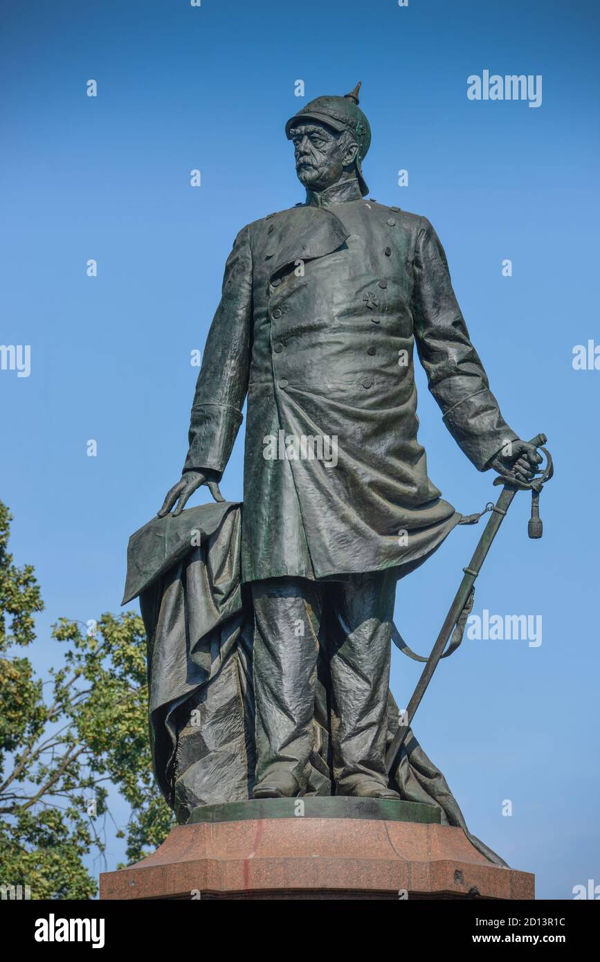 Bismarck - National Monument, Big Star, Tiergarten, Mitte, Berlin, Deutschland, Bismarck-Nationaldenkmal, Grosser Stern, Tiergarten, Mitte, Deutschland Stockfoto