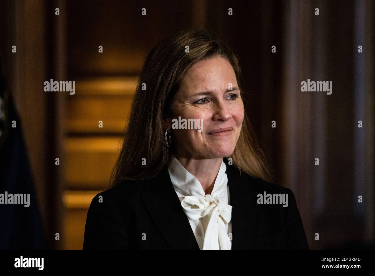Nominierung des Obersten Gerichtshofs der Vereinigten Staaten Richterin Amy Coney Barrett auf dem Capitol Hill in Washington, DC, Donnerstag, 1. Oktober 2020.Quelle: Graeme Jennings / Pool via CNP Stockfoto