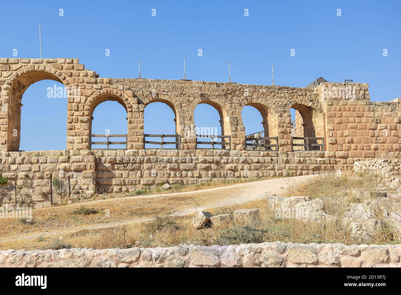 Jarash Stadt Stockfoto