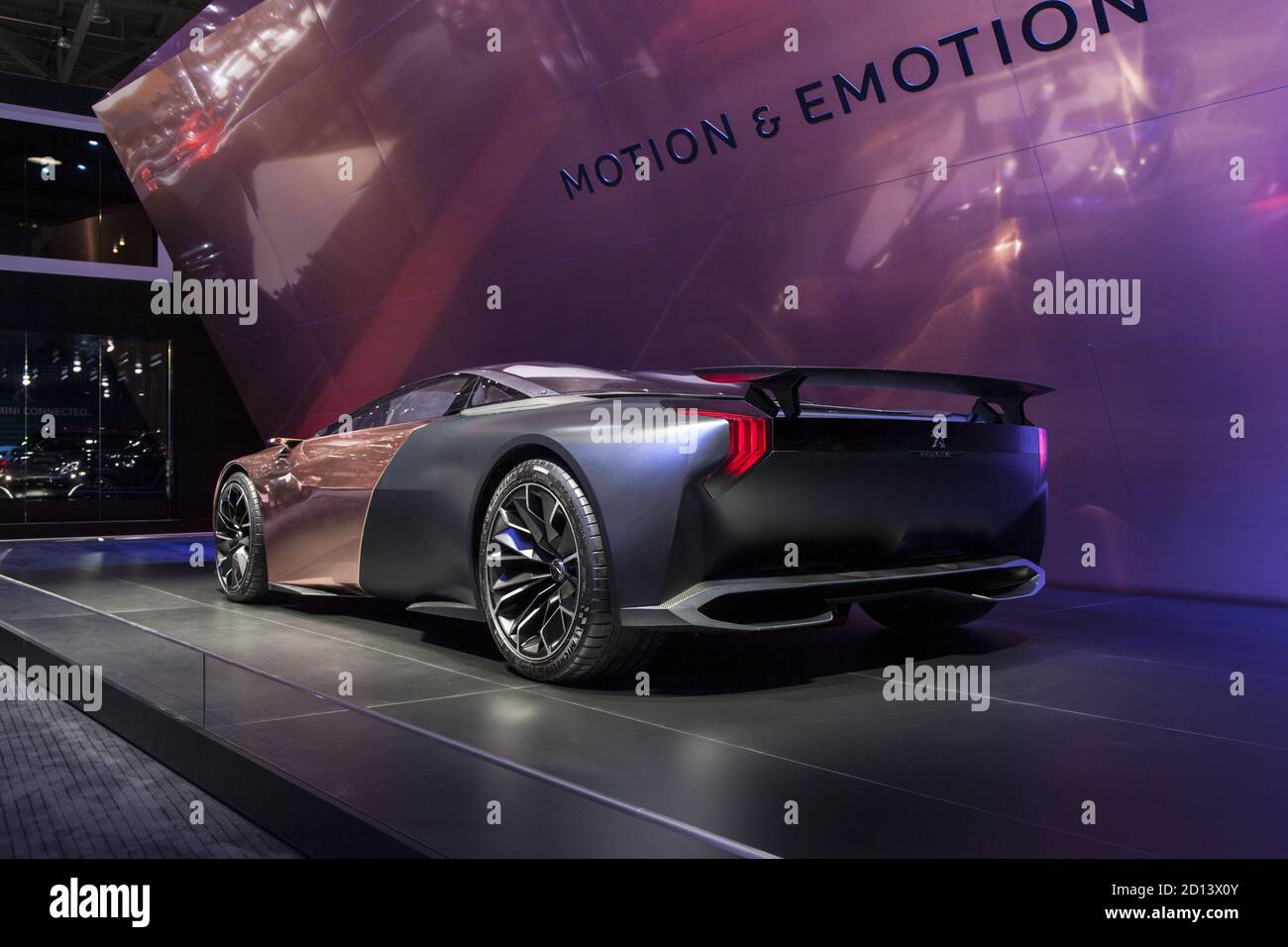 Peugeot Onyx Concept auf dem Genfer Autosalon 2015, 5. März 2015 Stockfoto