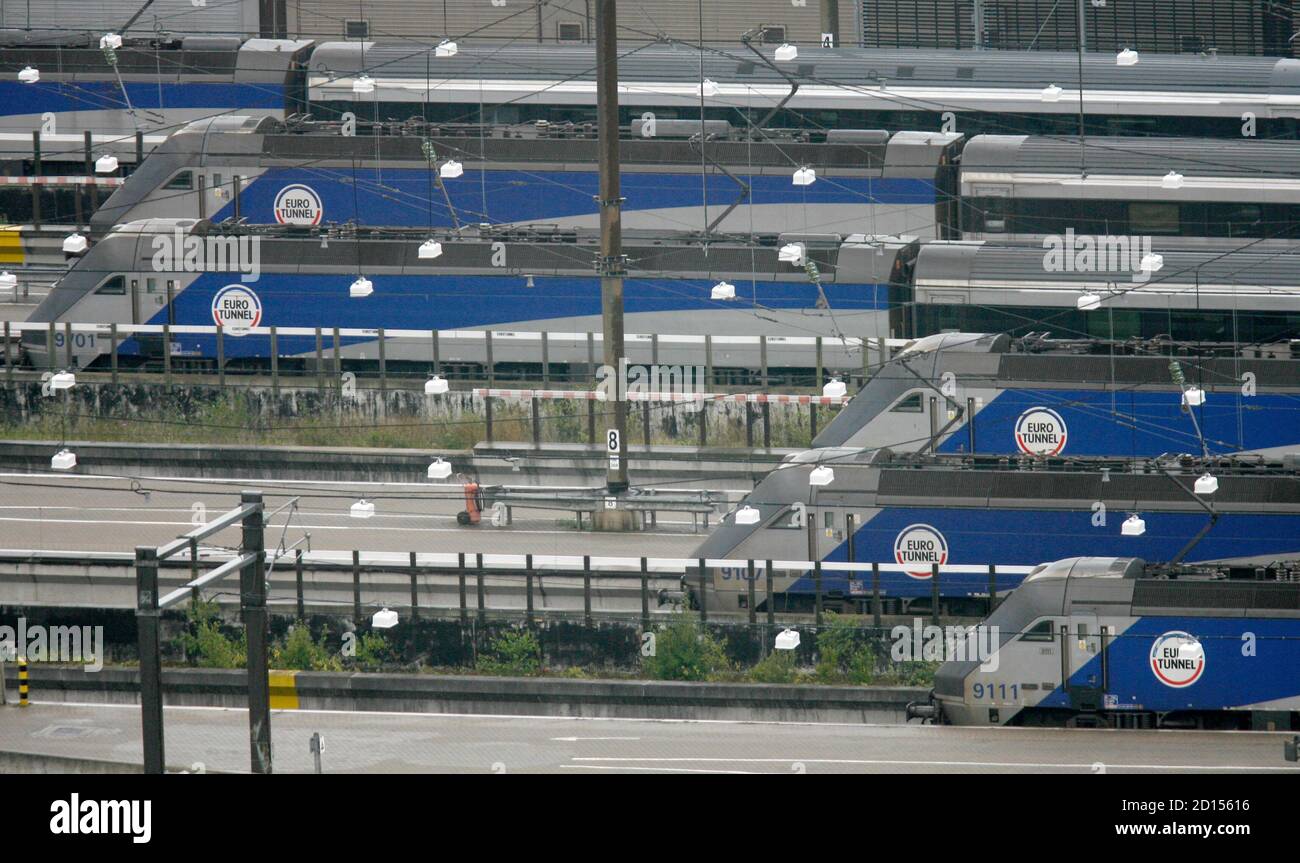 France Channel Tunnel Eurotunnel Inside Stockfotos Und Bilder Kaufen Alamy