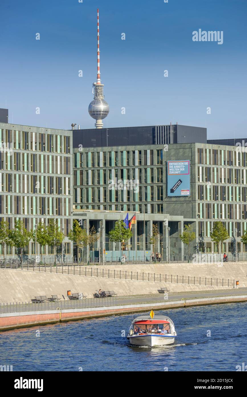 Bundesministerium für Bildung und Forschung, Kapelle Ufer, Mitte, Berlin, Deutschland, Bundesministerium für Bildung und Forschung, Kapelle-Ufer, Mitte, Stockfoto