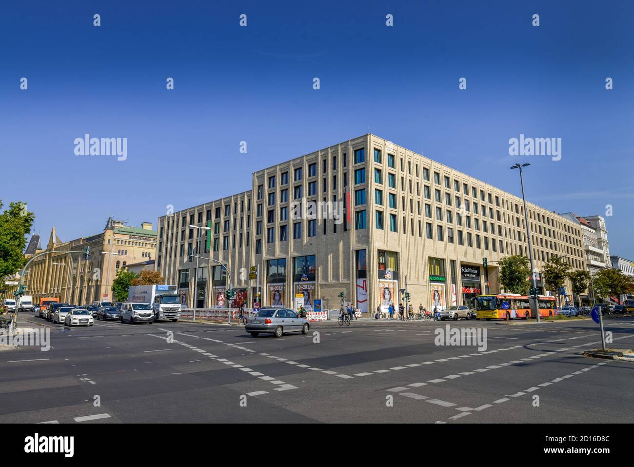 Einkaufszentrum, der Magistrat Unterkunft, Stromstraße, Moabit, Mitte, Berlin, Deutschland, Einkaufszentrum, Schultheiss-Quartier, Mitte, Deutschland Stockfoto