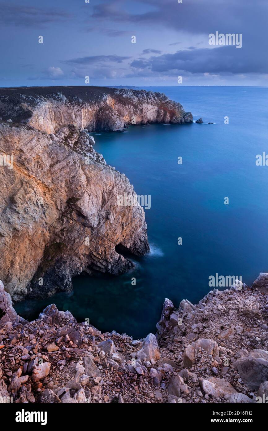 Frankreich, Regionale natürliche Armoric Park, Crozon, die Klippen von Crozon Stockfoto