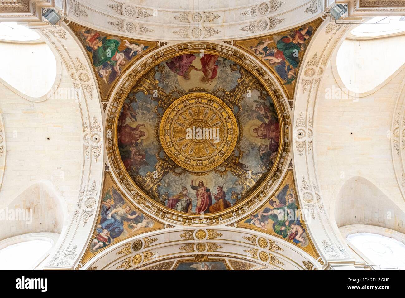 Frankreich, Paris, Rue Saint Honore, barocke Kirche Saint Roch in Paris Stockfoto