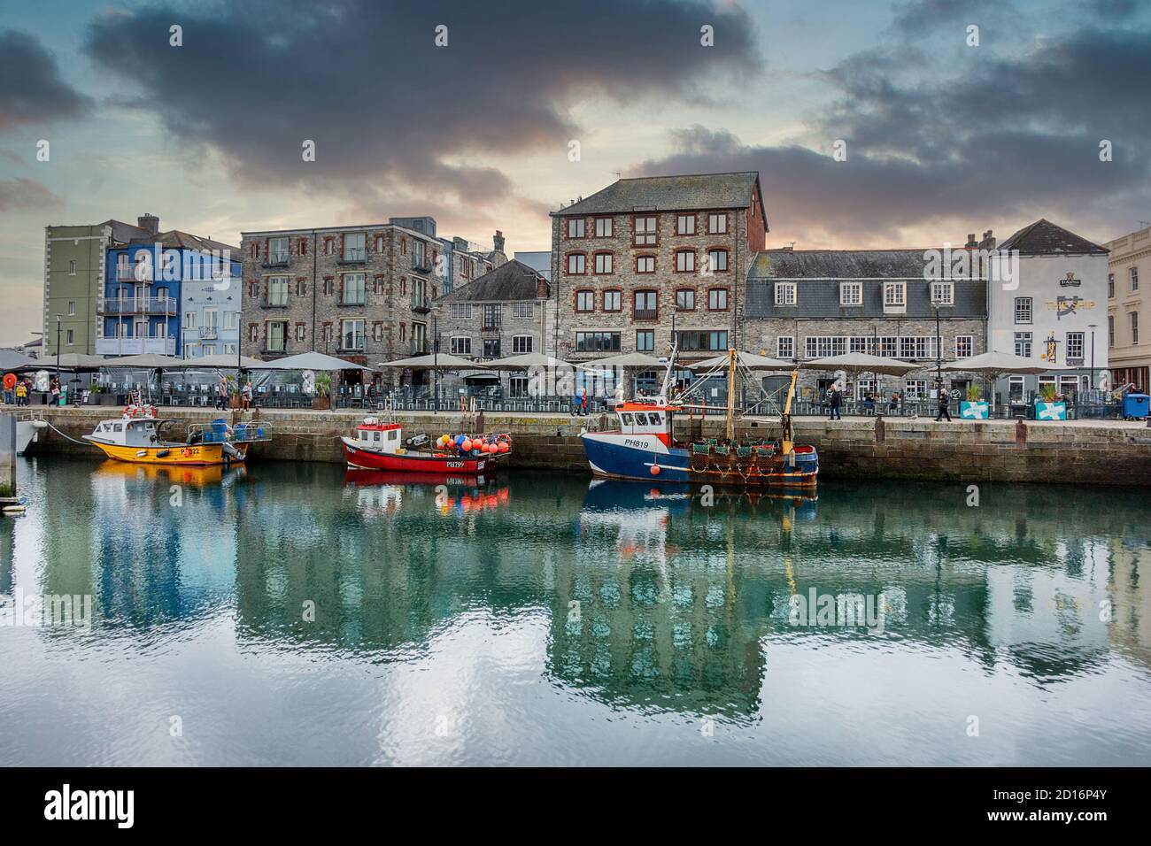 Barbican Marina in Plymouth Devon in England Stockfoto