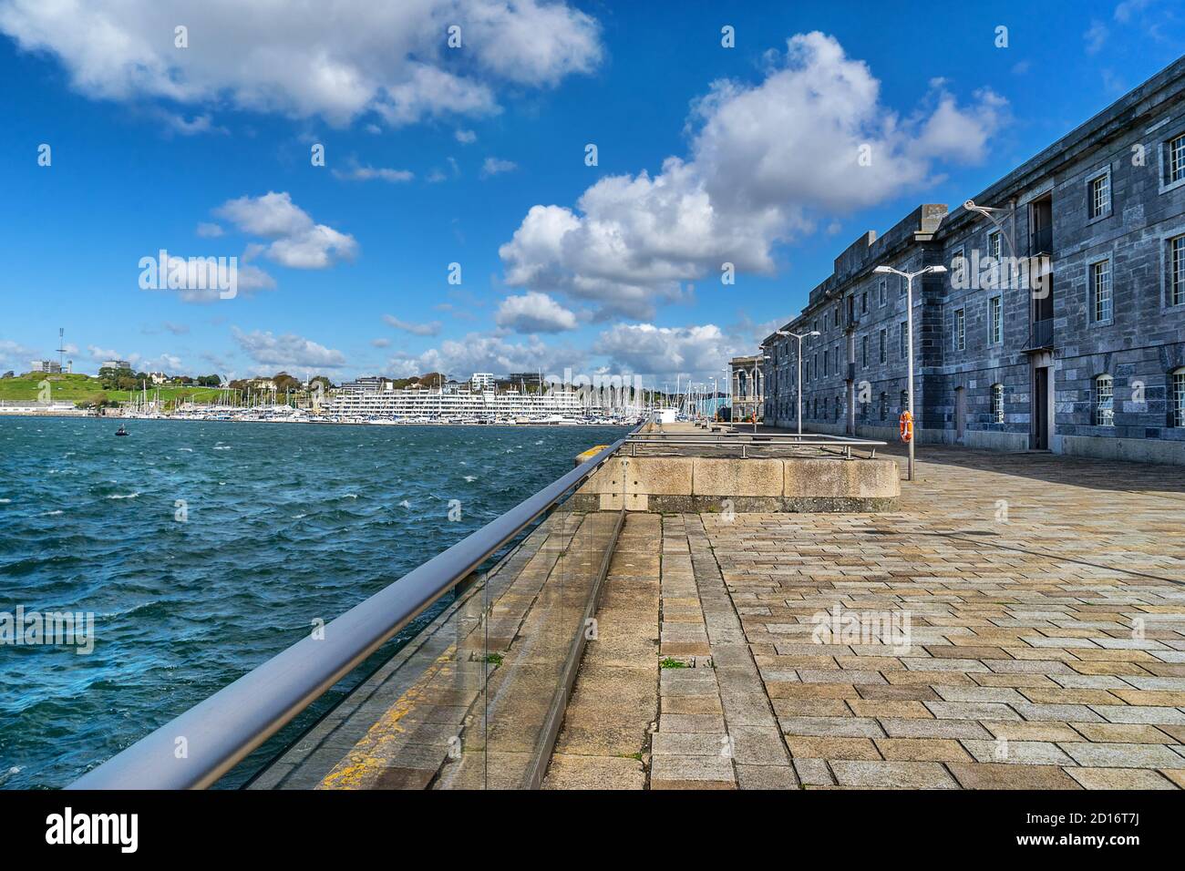 Royal William Yard Marina in Plymouth Devon Stockfoto