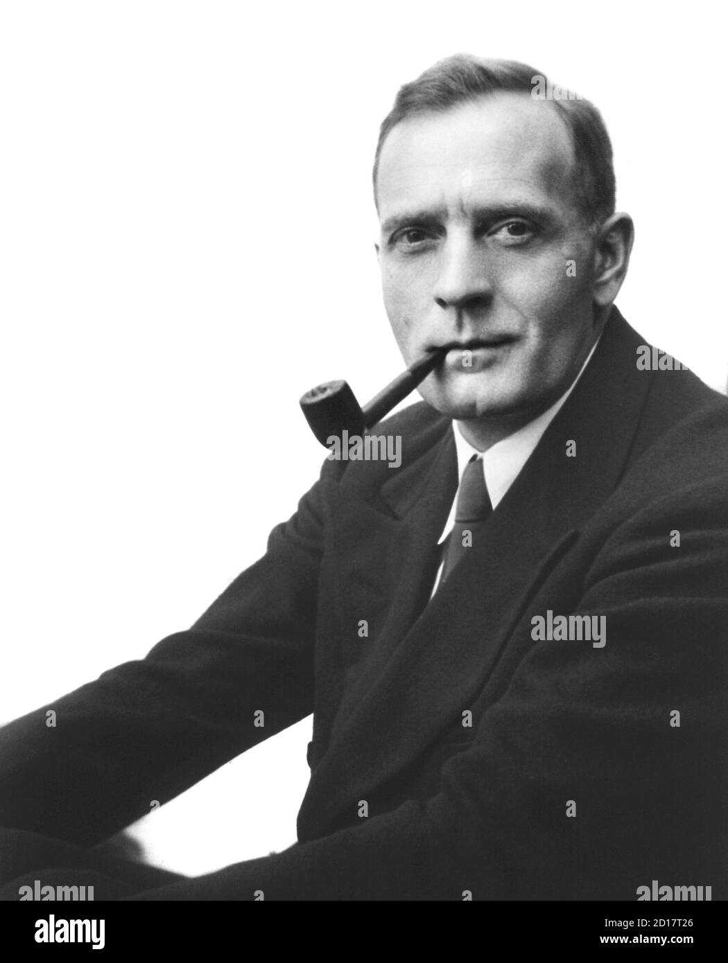 Edwin Hubble. Porträt des amerikanischen Astronomen Edwin Powell Hubble (1889-1953) von Johan Hagemeyer, 1931 Stockfoto