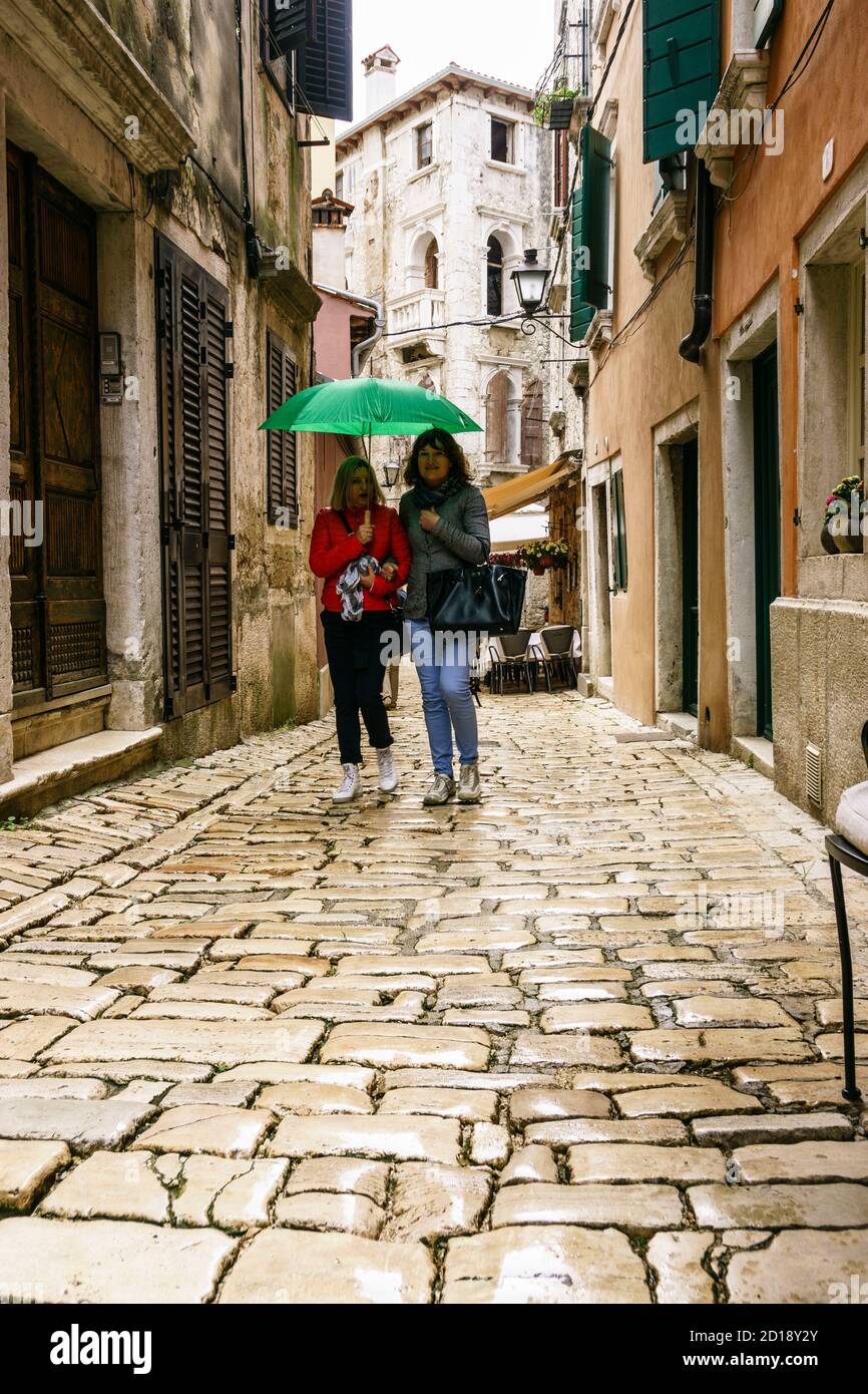 Rovinj, Peninsula de Istrien, Kroatien, Europa Stockfoto