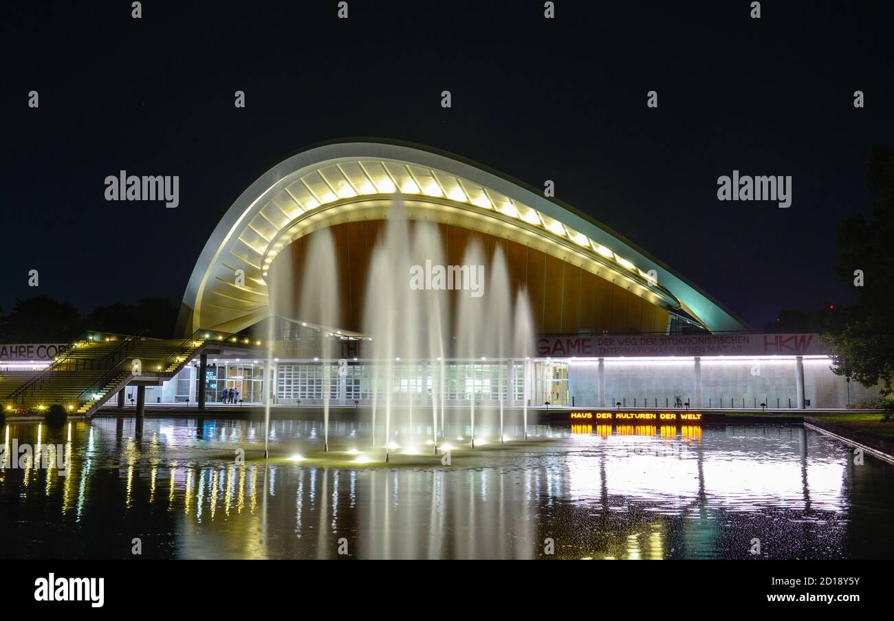 Haus der Kulturen der Welt, John-Foster-Dulles-Allee, Tiergarten, Mitte, Berlin, Deutschland, Haus der Kulturen der Welt", Tiergarten, Mitte, Deutschland Stockfoto Haus der Kulturen der Welt, John-Foster-Dulles-Allee, Tiergarten, Mitte, Berlin, Deutschland, Haus der Kulturen der Welt", Tiergarten, Mitte, Deutschland Stockfoto
