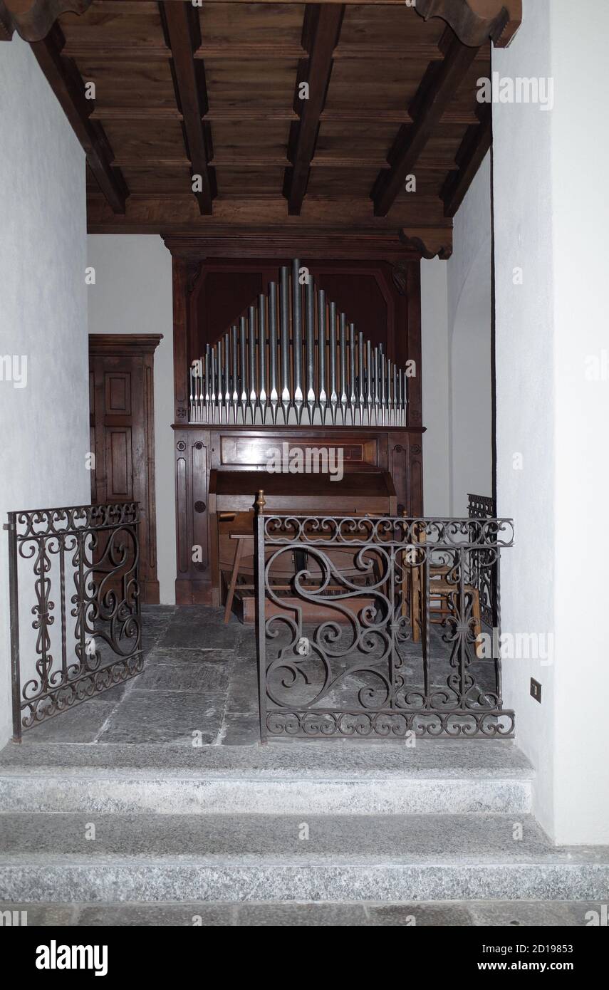 Verbania-Intra, Piedmont, Italy. City on the shores of Lake Maggiore. The closter XVII century, the chapel Stockfoto