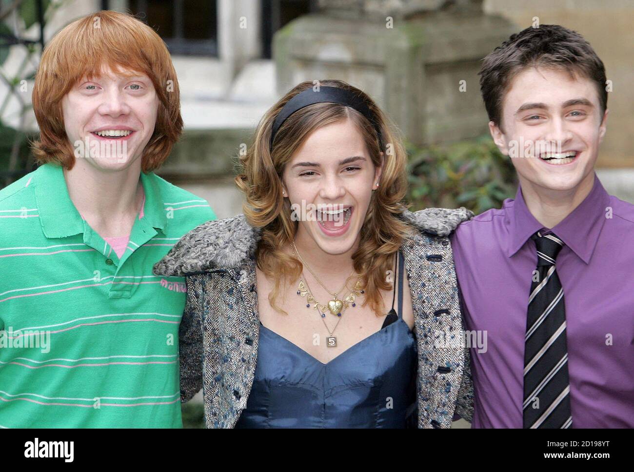 Jk Rowling And Rupert Grint Stockfotos Und Bilder Kaufen Alamy