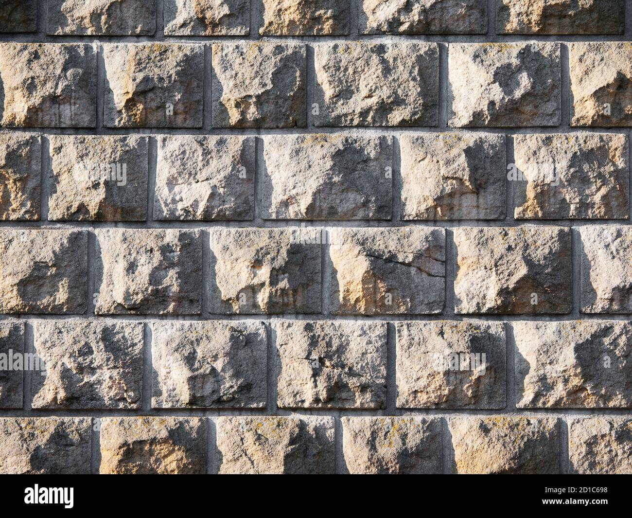 Solide Steinwand Hintergrund Textur, Gartenarchitektur Stockfoto