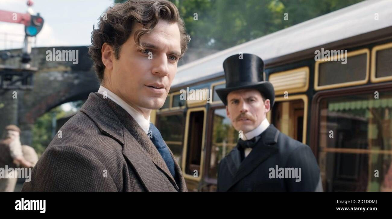 ENOLA HOLMES, von links: Henry Cavill als Sherlock Holmes, Sam Claflin ...