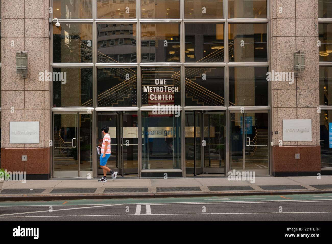 National Grid Unternehmen in einem Metro Tech Center in der Innenstadt von Brooklyn NEW YORK CITY Stockfoto