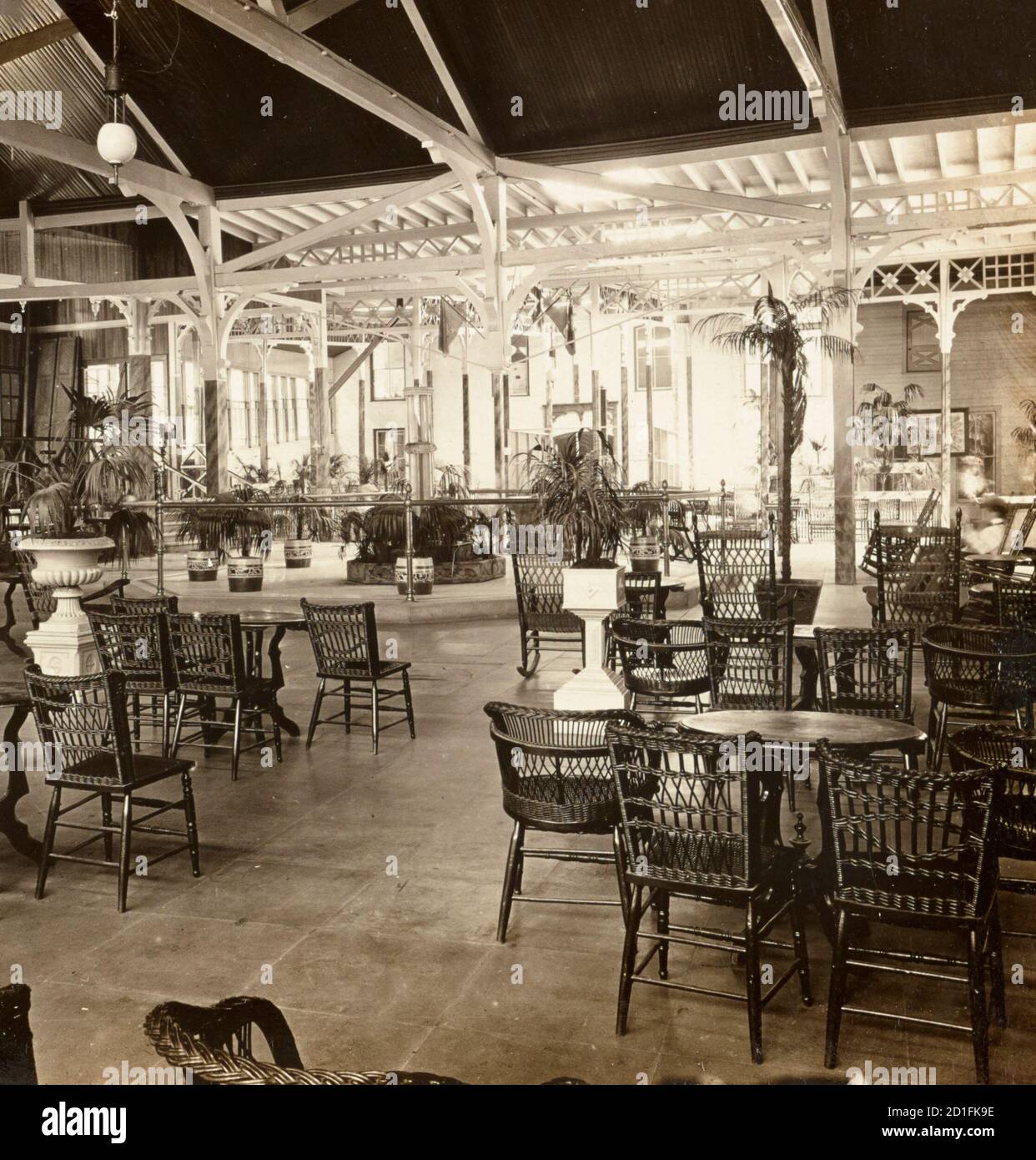 Hathorn Spring Pavilion, Saratoga Springs, New York, 1901 Stockfoto