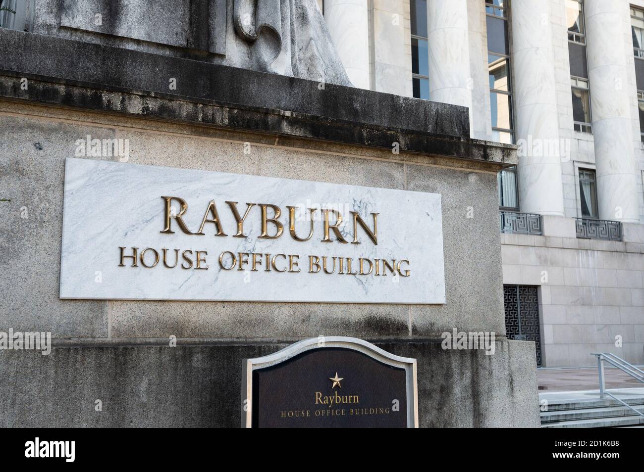 Washington, Usa. Oktober 2020. Das Bürogebäude des Rayburn House befindet sich in der Nähe des US-Kapitols. Kredit: SOPA Images Limited/Alamy Live Nachrichten Stockfoto