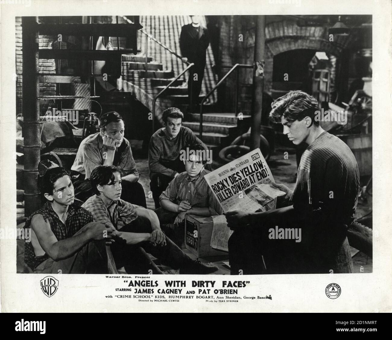 PAT O'BRIEN und DIE SACKGASSEN IN ANGELS WITH DIRTY FACES 1938 Regisseur MICHAEL CURTIZ Warner Bros. Stockfoto