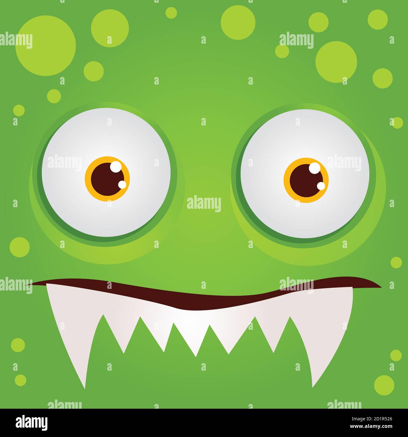 Cartoon-Ausdruck-monster Stock Vektor