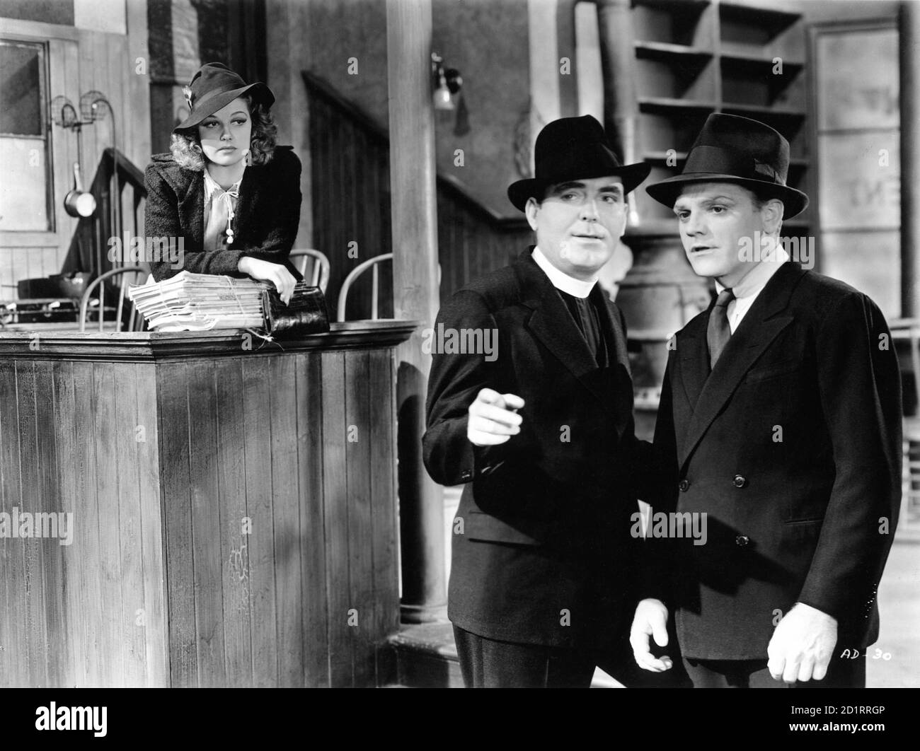 ANN SHERIDAN Pat O'BRIEN und JAMES CAGNEY in ANGELS WITH DIRTY FACES 1938 Regisseur MICHAEL CURTIZ Warner Bros Stockfoto