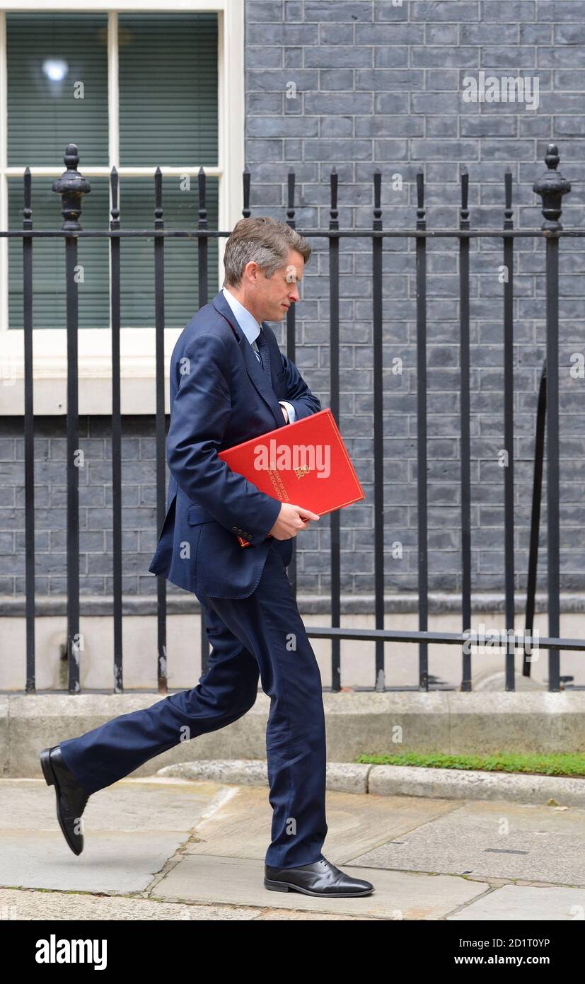 Gavin Williamson MP, Staatssekretär für Bildung, verlässt eine Kabinettssitzung, Downing Street 15. September 2020 Stockfoto