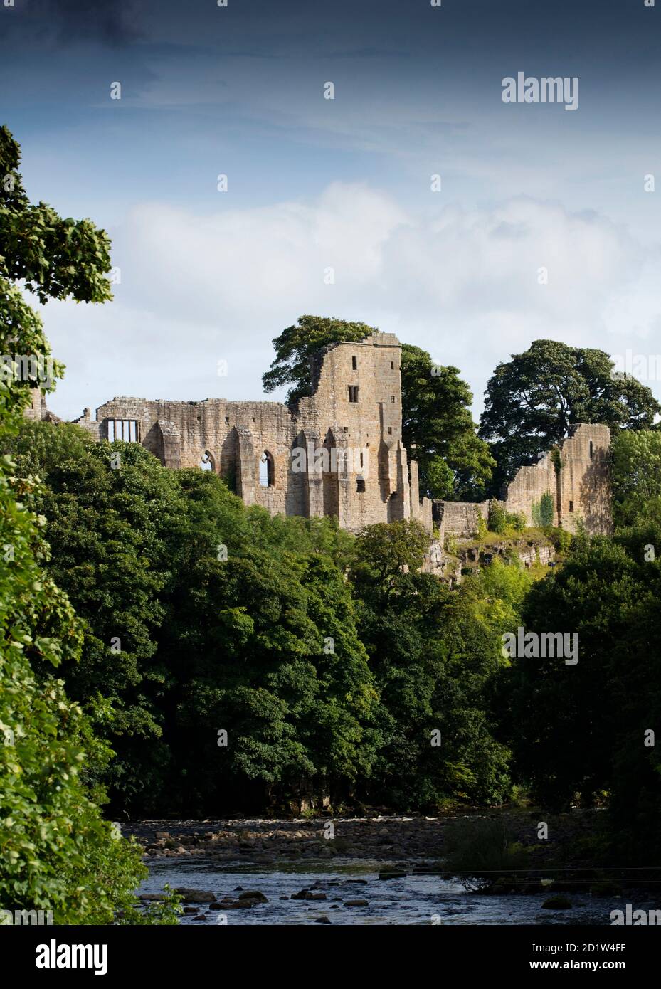 Ruinen von Barnard Castle, County Durham, Großbritannien. Stockfoto