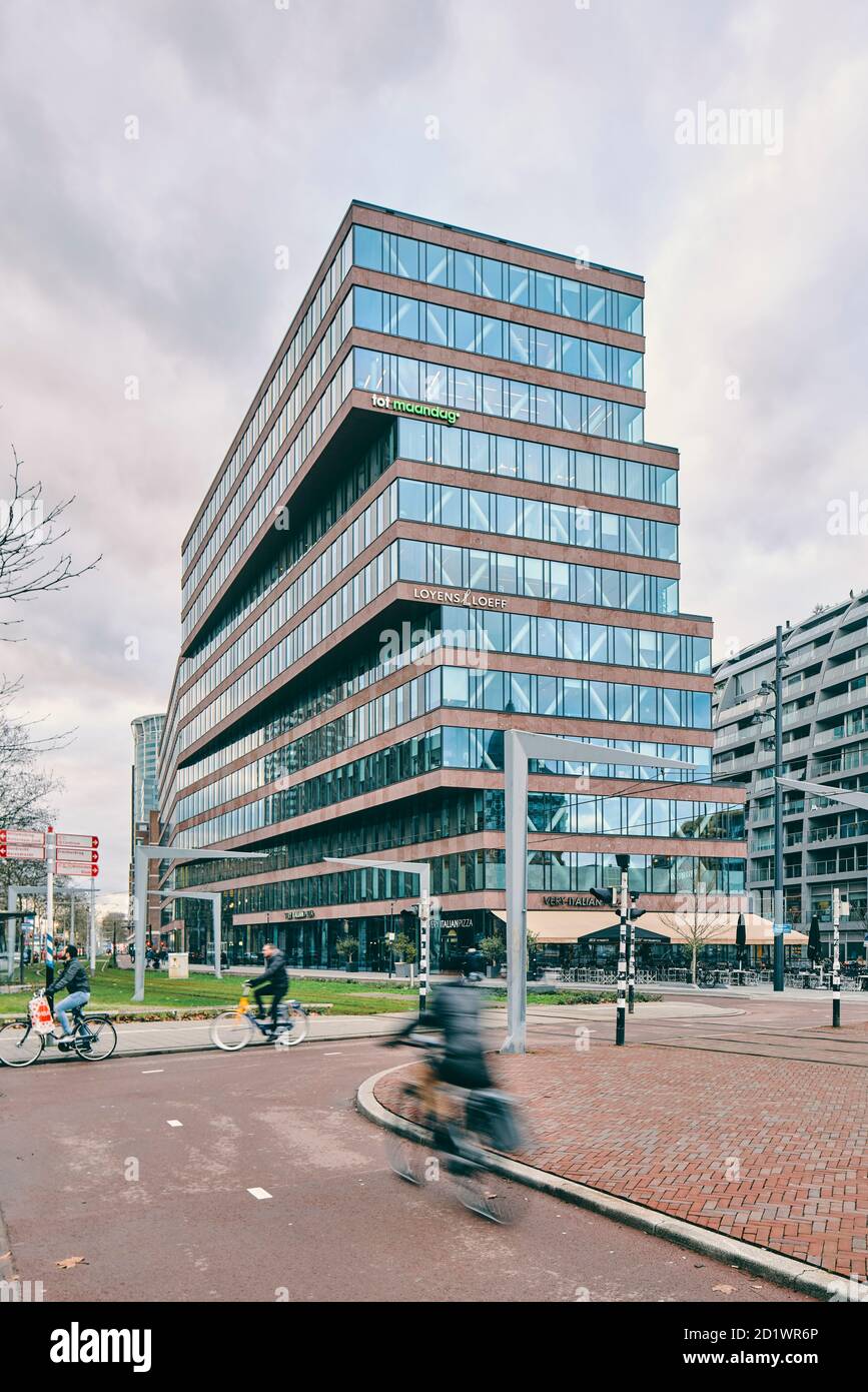 Blaak 31 in Rotterdam, Niederlande, fertiggestellt 2010. Stockfoto