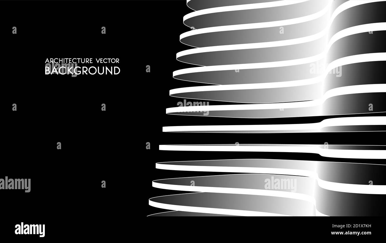 3D Vektor abstraktes futuristisches Design für Geschäftspräsentation. Architektonischer Hintergrund für Banner, Booklet, Poster. Künstliche Intelligenz Stock Vektor