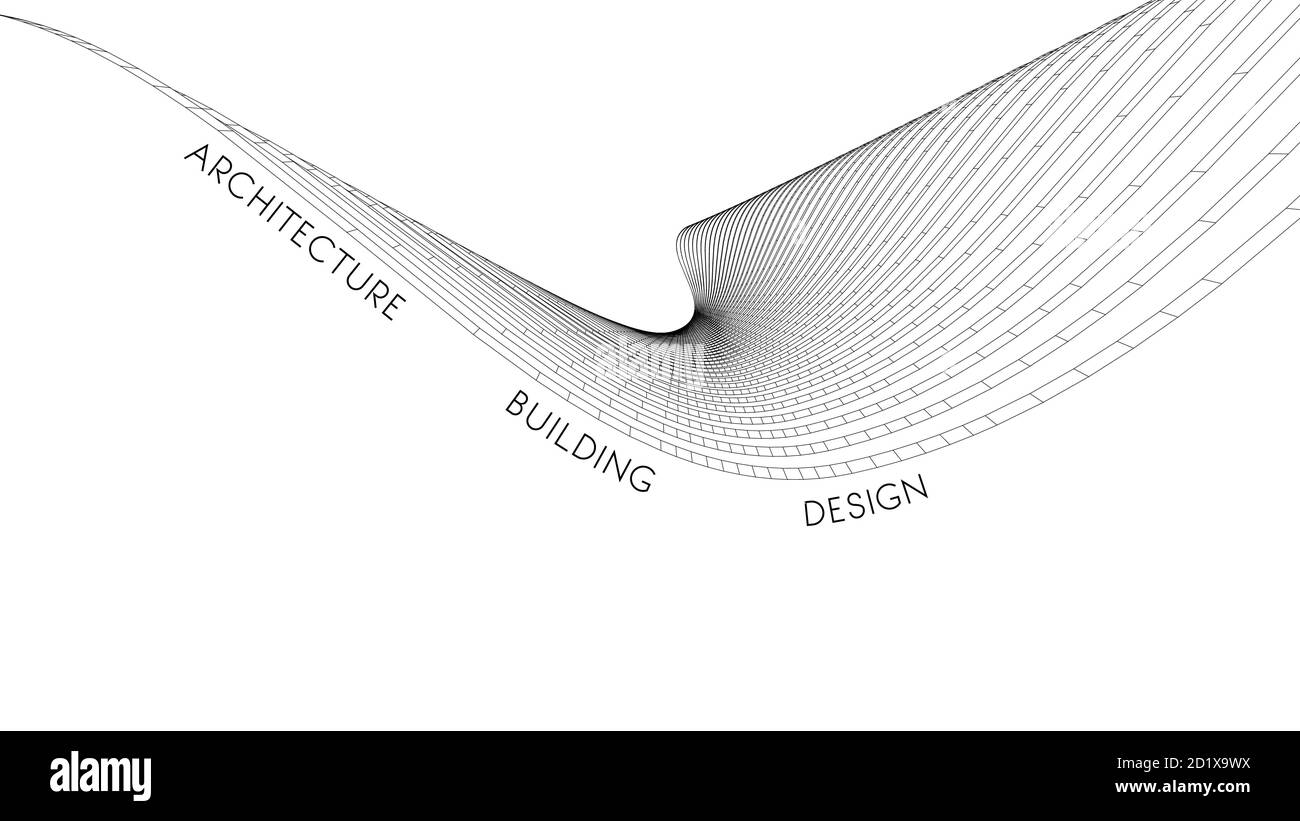 3D Vektor abstraktes futuristisches Design für Geschäftspräsentation. Architektonischer Hintergrund für Banner, Booklet, Poster. Künstliche Intelligenz Stock Vektor