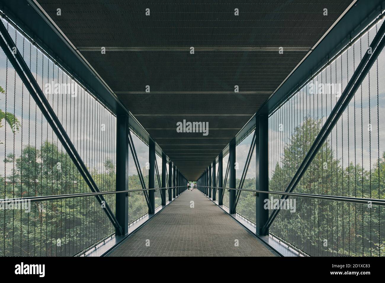 Pfaffenthal Lift in Luxemburg, verbindet den historischen Stadtteil Pfaffenthal und Oberstadt. Fertiggestellt im Jahr 2006. Stockfoto