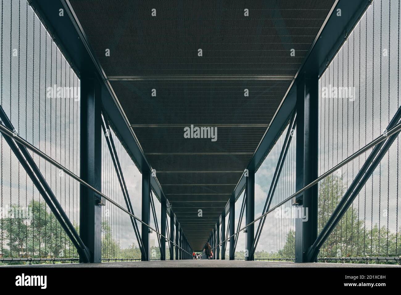 Pfaffenthal Lift in Luxemburg, verbindet den historischen Stadtteil Pfaffenthal und Oberstadt. Fertiggestellt im Jahr 2006. Stockfoto