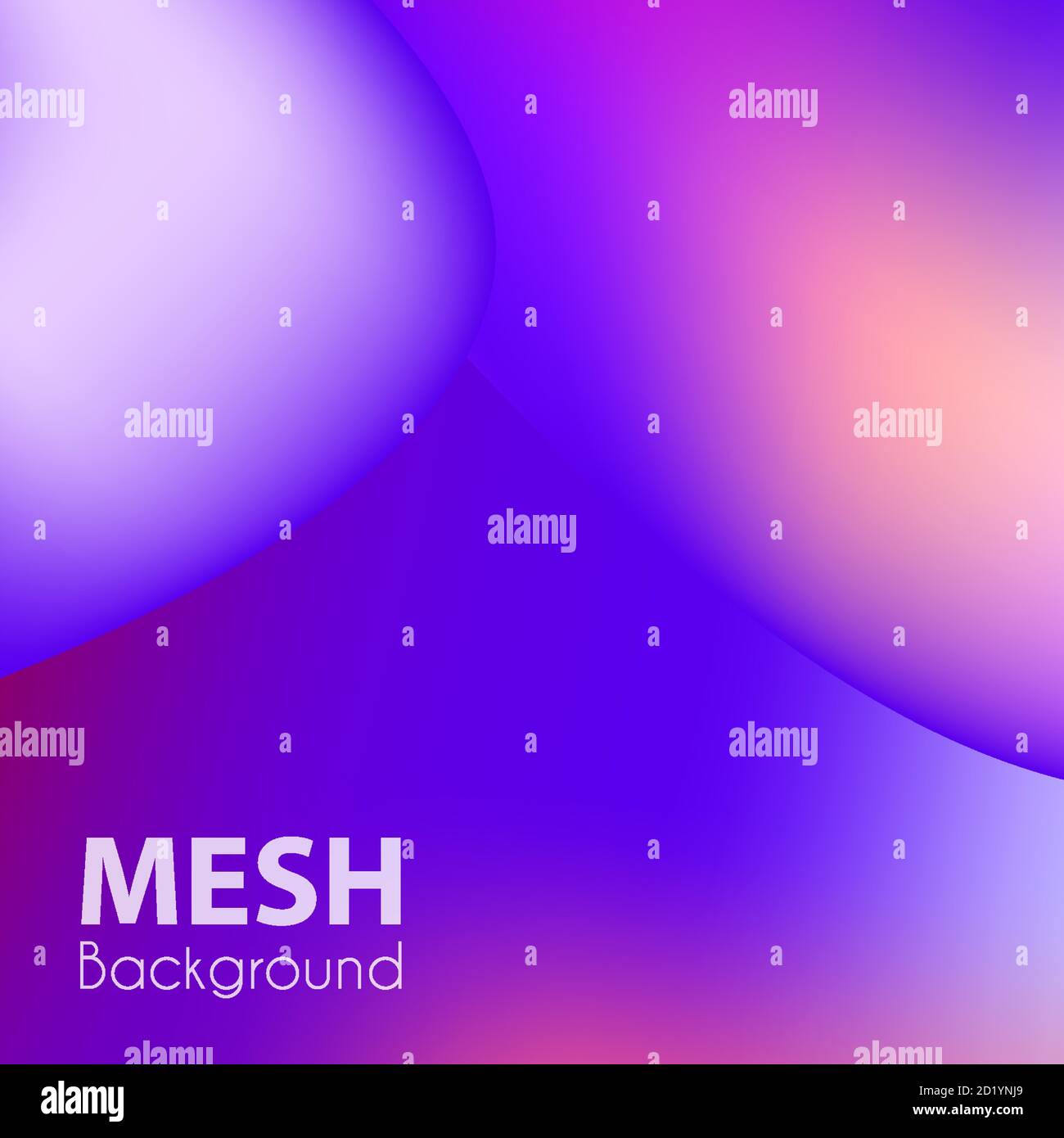 Trendy flüssige Hintergründe lila Gradient Mesh Banner ultra Stock Vektor
