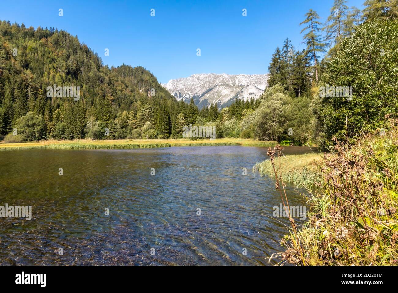 Dürrsee bei Seewiesen in der Steiermark, Österreich Stockfoto