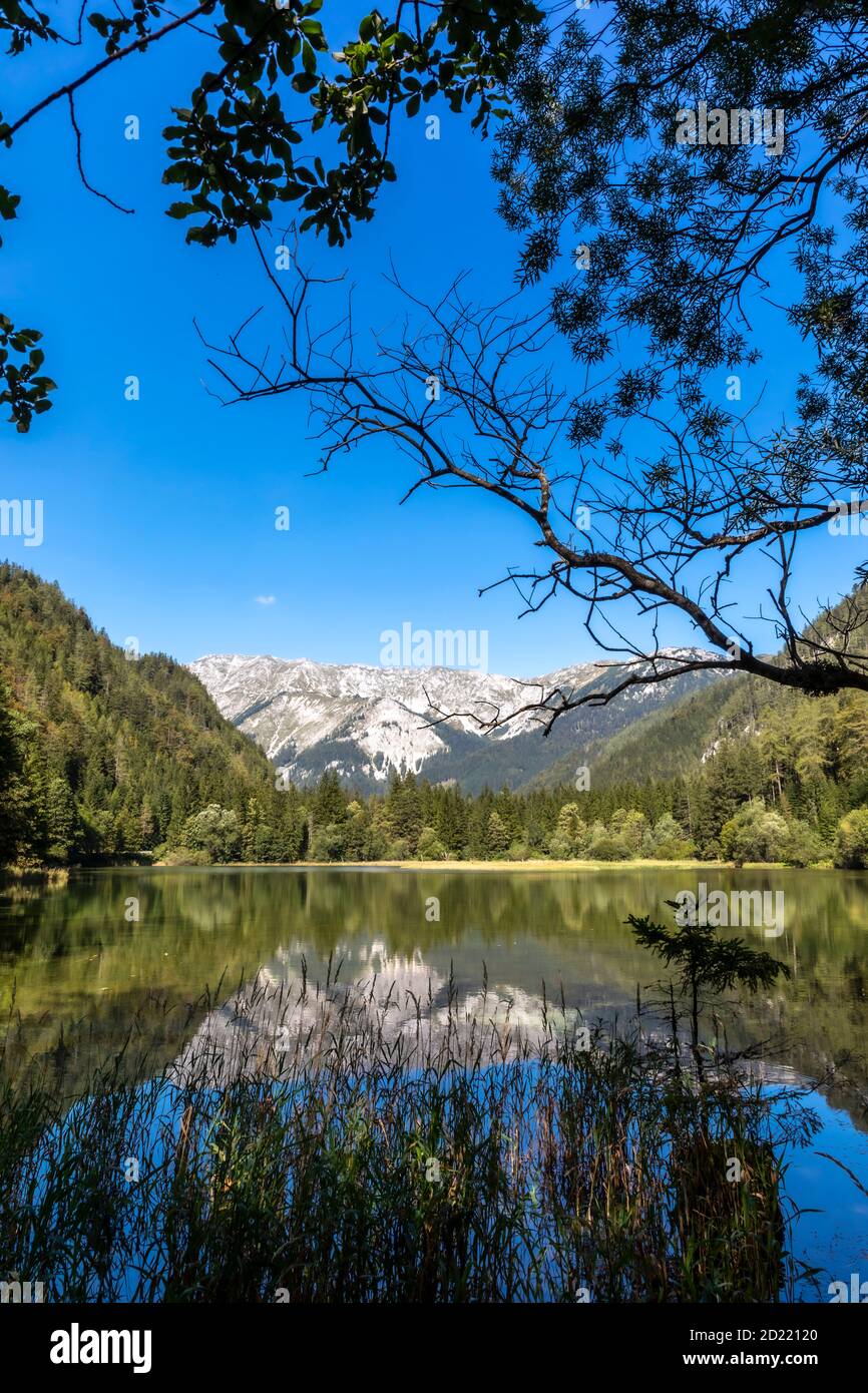 Dürrsee bei Seewiesen in der Steiermark, Österreich Stockfoto