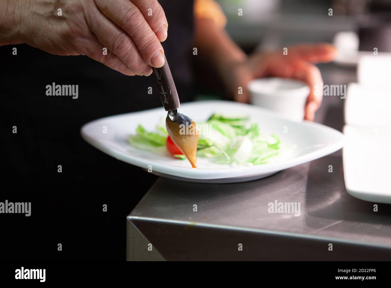 Lebensmittelzubereitung indische und weltweite Lebensmittel Stockfoto