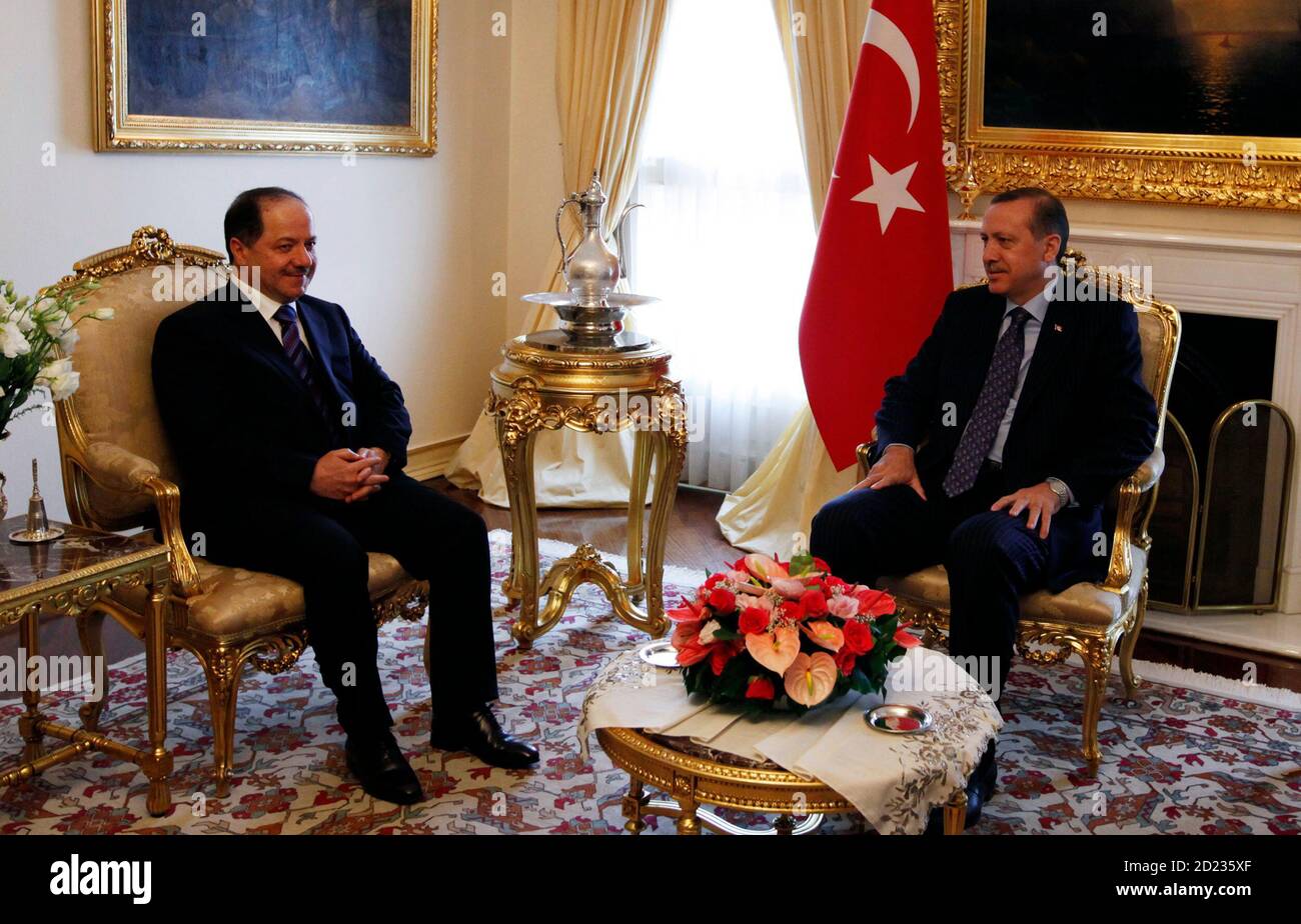 Massoud Barzani President Iraqi Kurdistan Stockfotos Und Bilder Kaufen Alamy