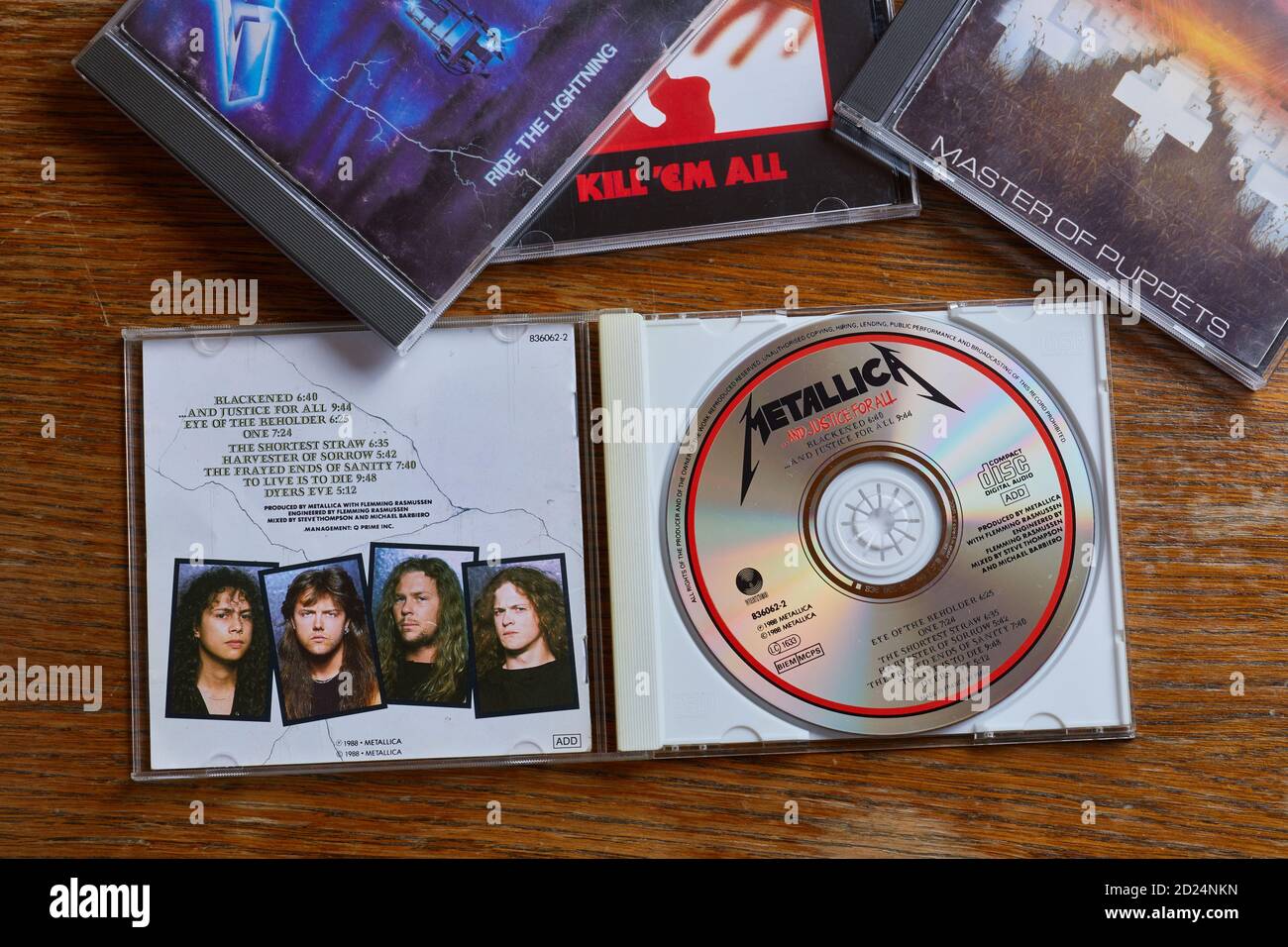 Metallica Master Of Puppets CD Stockfoto