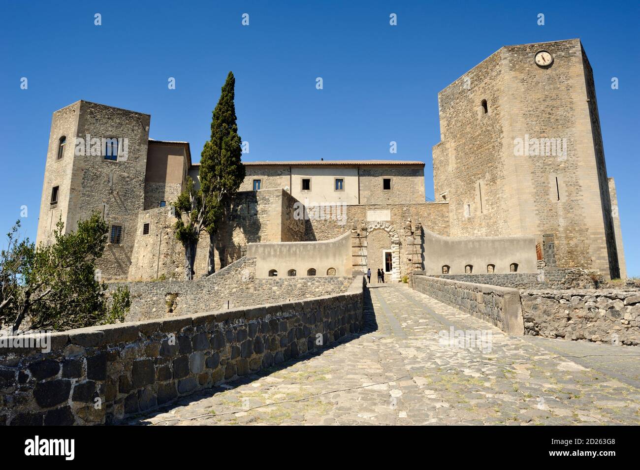 Italien, Basilikata, Melfi, normannisches Schloss von Frederick II Stockfoto