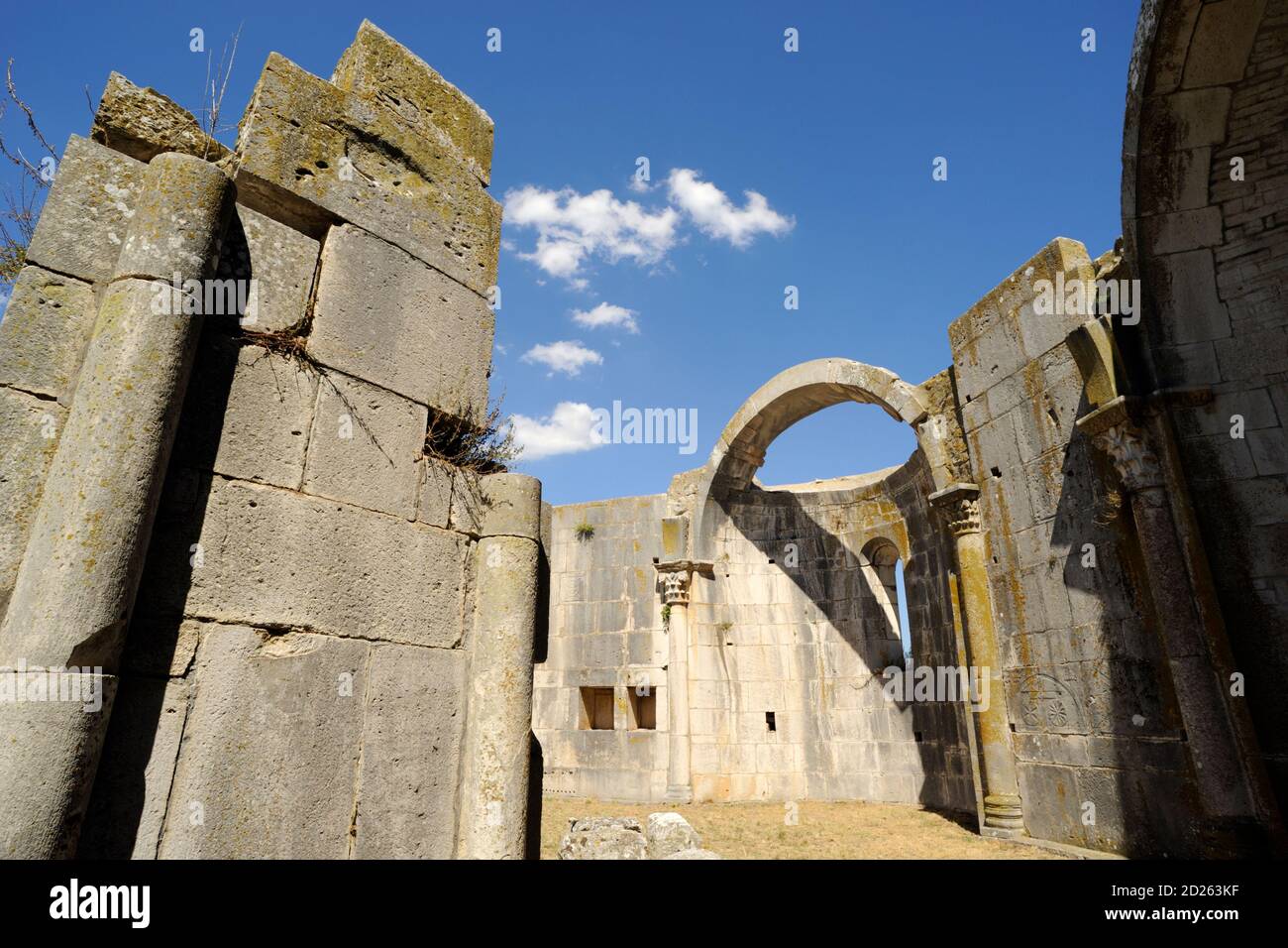 Italien, Basilicata, Venosa, Trinity Abbey, die unvollendete Kirche Stockfoto