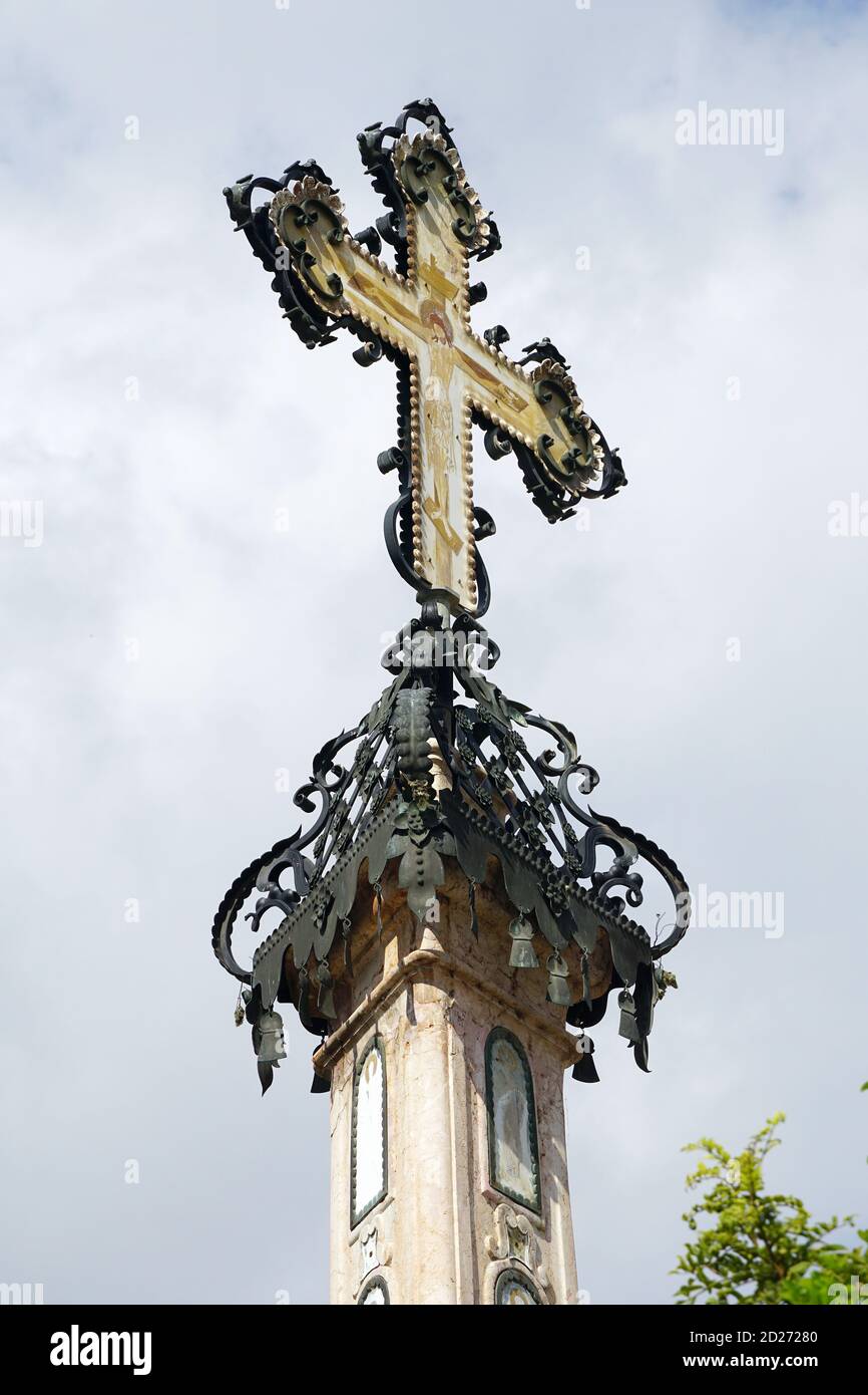 Kreuz der serbischen Handelsgesellschaft, Szentendre, Kreis Pest, Ungarn, Magyarprszág, Europa Stockfoto