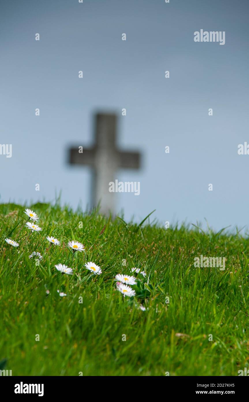 Friedhof: Reisen durch den Süden Irlands. Stockfoto