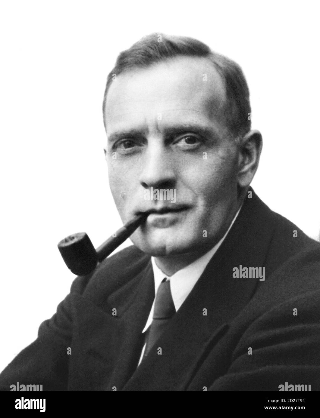 Edwin Hubble. Porträt des amerikanischen Astronomen Edwin Powell Hubble (1889-1953) von Johan Hagemeyer, 1931 Stockfoto