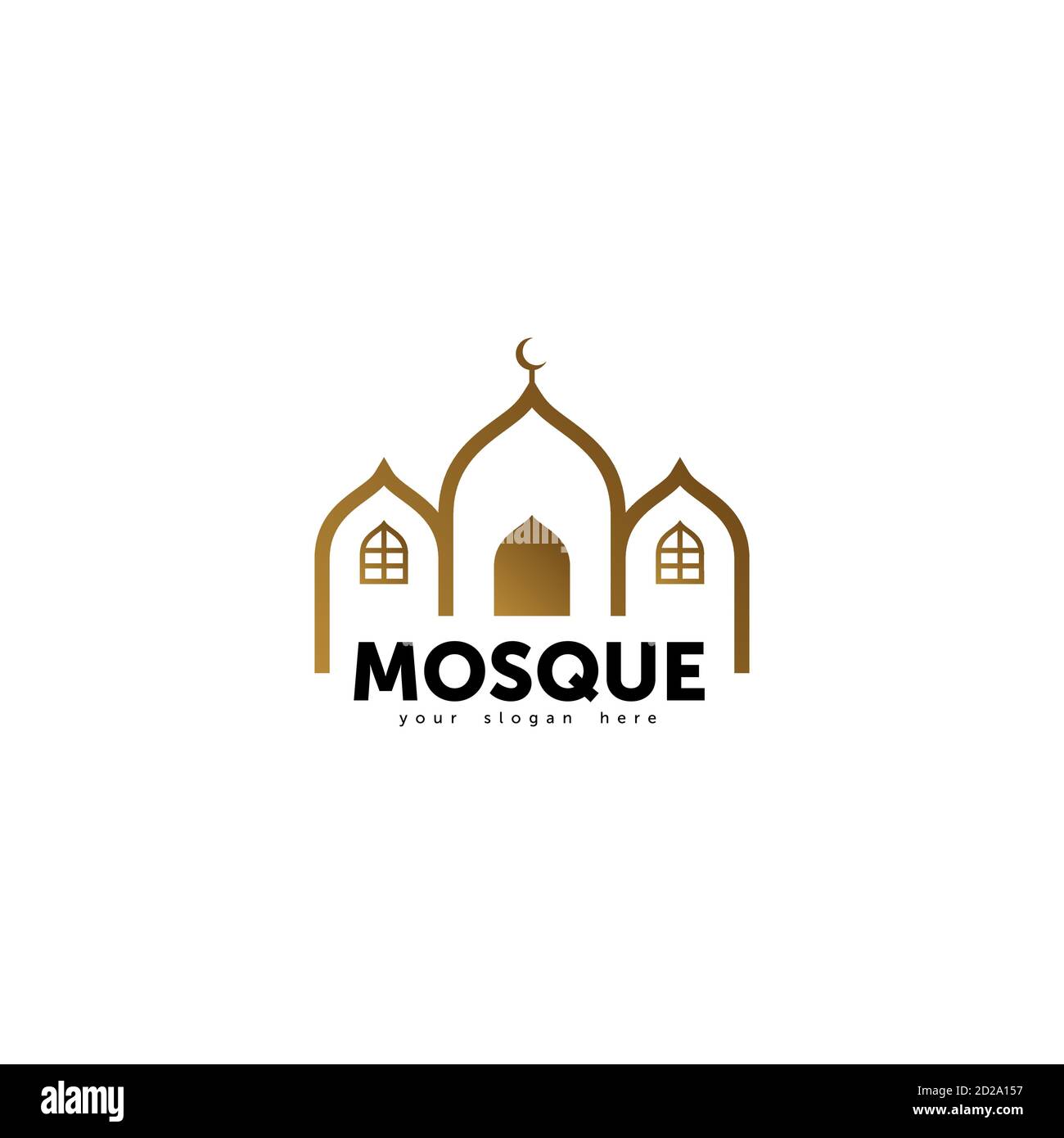 Set von Muslim lernen Logo Designs Konzept, Muslim Bildung Logo Vorlage Vektor Stock Vektor