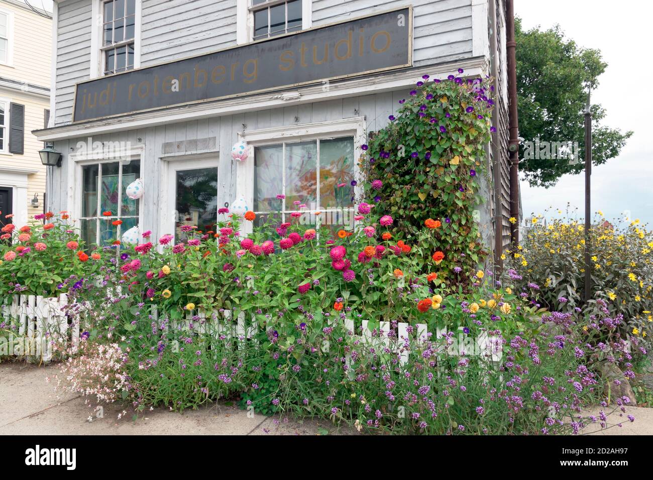 Judi Rotenberg Studio, eine Kunstgalerie in der Kunstkolonie Rockport, Massachusetts. Stockfoto