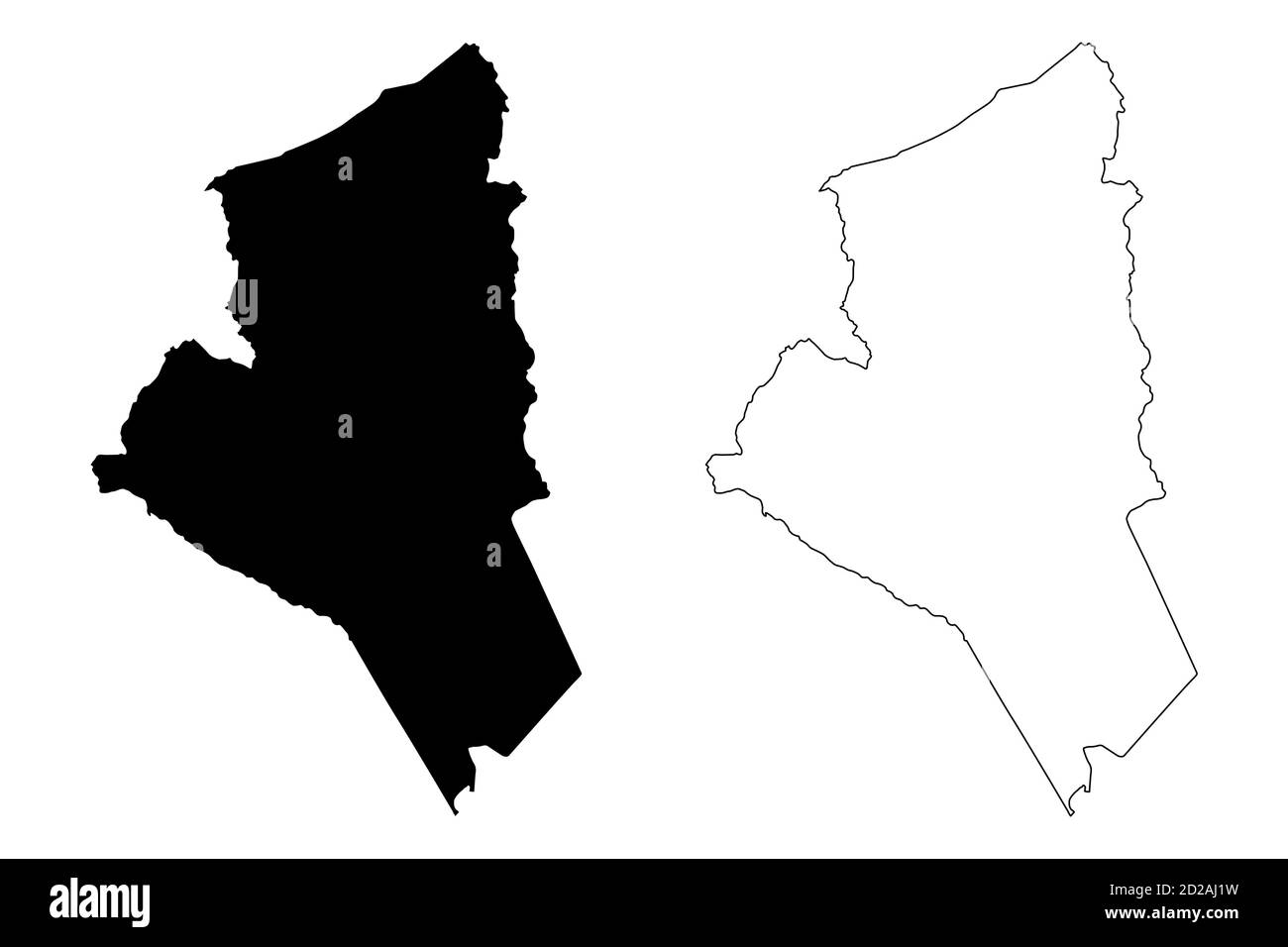 Nyamira County (Republik Kenia, Nyanza Province) Karte Vektorgrafik, Skizze Nyamira Karte Stock Vektor