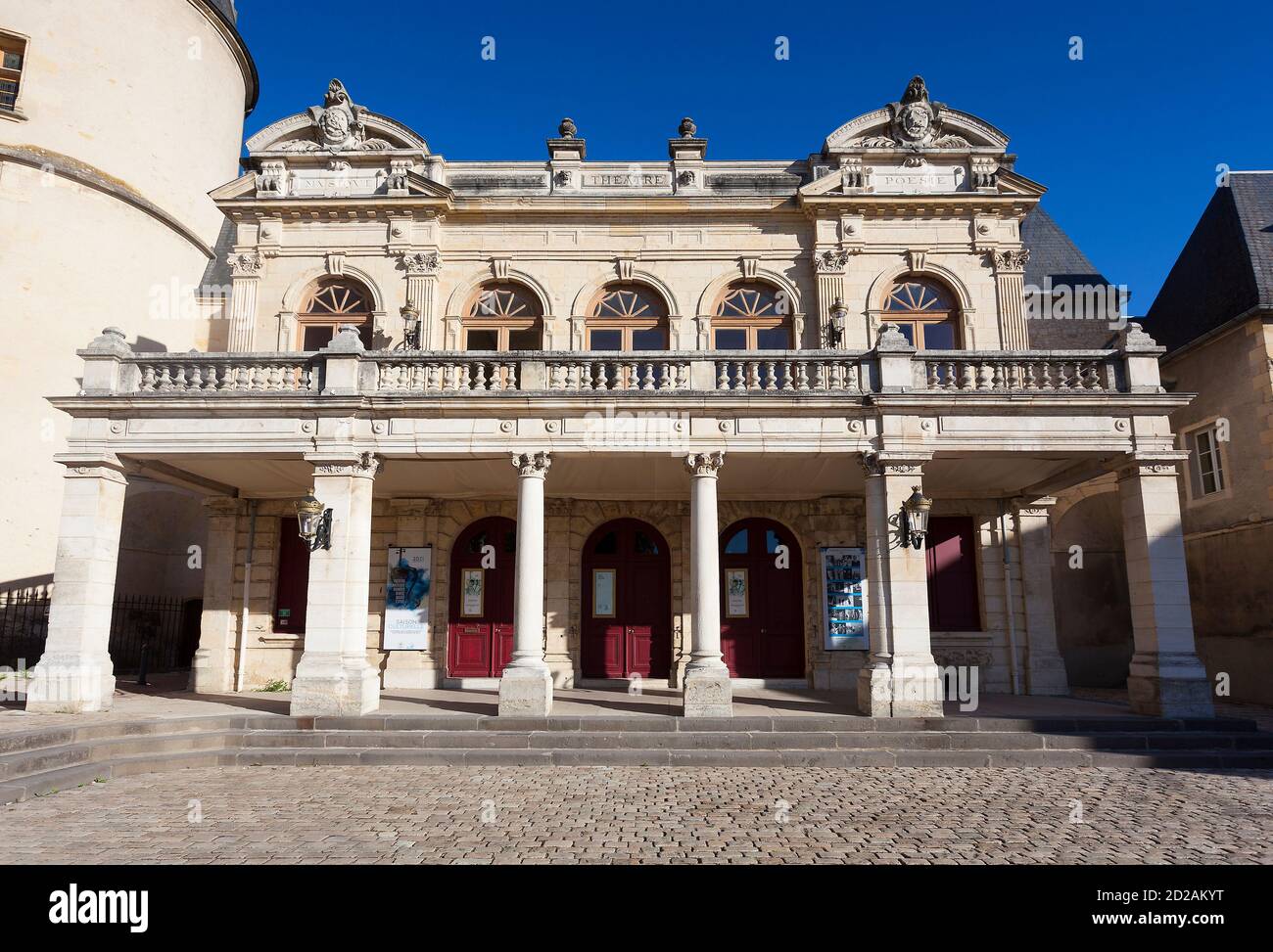Theater von Nevers, Nievre, Bourgogne-Franche-Comte, Frankreich Stockfoto Theater von Nevers, Nievre, Bourgogne-Franche-Comte, Frankreich Stockfoto