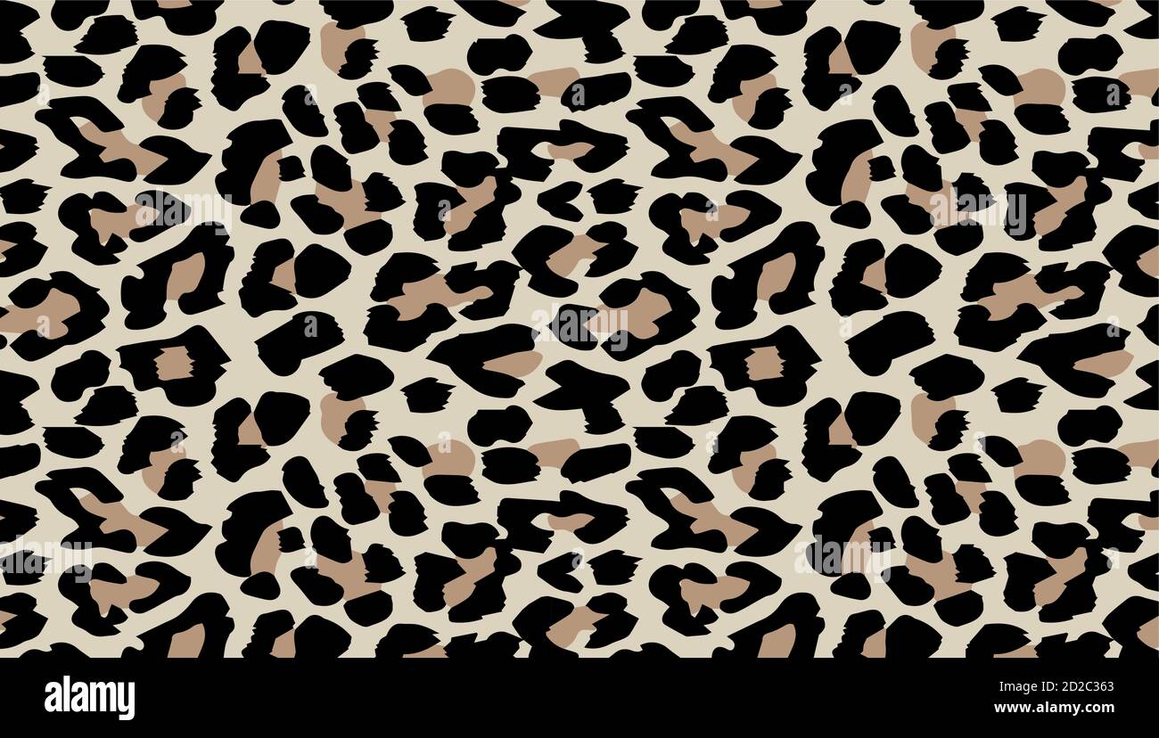 Leopard Hautmuster Textur Nahtloses Leopardenmuster Tierdruck Leopard Nahtlose Pelzstruktur Leopard Textur Hintergrund Stock Vektorgrafik Alamy