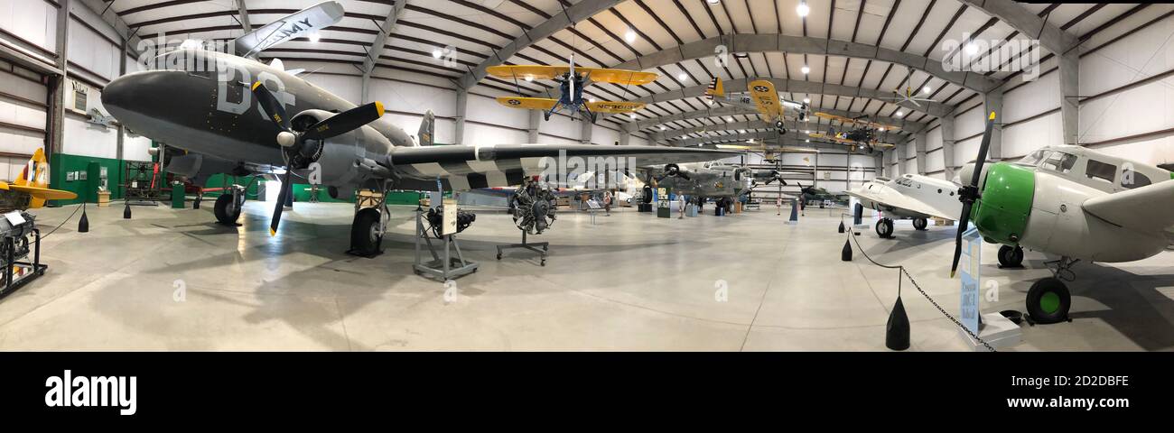 Flugzeuge im Pima Air & Space Museum In Tucson AZ Stockfoto